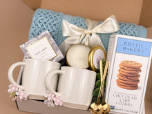 Load image into Gallery viewer, Gift Baskets for Couples – Plush Blanket, Tea &amp; Candle Set
