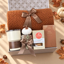 Load image into Gallery viewer, Cozy Fall Gift Basket Comfort Package
