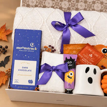 Load image into Gallery viewer, Boo Halloween Gift Basket with Pumpkin for Her
