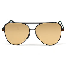Load image into Gallery viewer, Cristina - Tangle Free - Mirrored Brown Aviator Sunglasses
