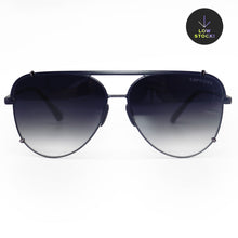 Load image into Gallery viewer, Cristina - Tangle Free - Faded Black Aviator Sunglasses
