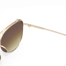 Load image into Gallery viewer, Cristina - Tangle Free - Faded Brown Aviator Sunglasses
