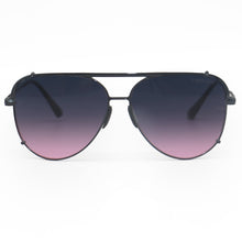 Load image into Gallery viewer, Cristina - Tangle Free - Faded Purple &amp; Pink Aviator Sunglasses
