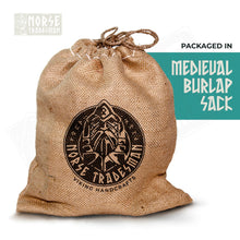 Load image into Gallery viewer, Curved Drinking Horn with Wooden Stand
