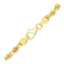 Load image into Gallery viewer, 5.0mm 10k Yellow Gold Solid Diamond Cut Rope Chain
