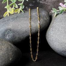 Load image into Gallery viewer, 2.0mm 14k Two-Tone Gold Singapore Chain
