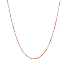 Load image into Gallery viewer, 14k Rose Gold Classic Box Chain 0.8mm
