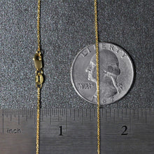 Load image into Gallery viewer, 14k Yellow Gold Diamond Cut Cable Link Chain 0.8mm

