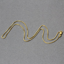 Load image into Gallery viewer, 14k Yellow Gold Classic Box Chain 1.0mm
