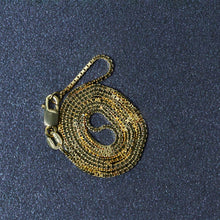 Load image into Gallery viewer, 14k Yellow Gold Classic Box Chain 1.0mm
