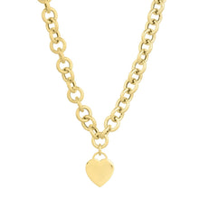 Load image into Gallery viewer, 14k Yellow Gold Rolo Link Necklace (11.40 mm)
