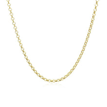 Load image into Gallery viewer, 14k Yellow Gold Rolo Chain 1.9mm
