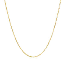 Load image into Gallery viewer, 14k Yellow Gold Round Cable Link Chain 1.1mm
