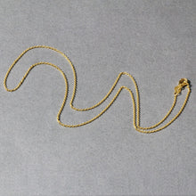 Load image into Gallery viewer, 14k Yellow Gold Round Cable Link Chain 1.1mm
