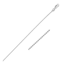 Load image into Gallery viewer, 14k White Gold Bead Chain 1.0mm
