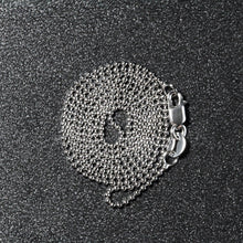Load image into Gallery viewer, 14k White Gold Bead Chain 1.0mm
