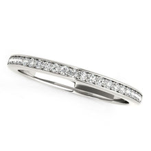 Load image into Gallery viewer, 14k White Gold Classic Style Diamond Wedding Band (1/5 cttw)

