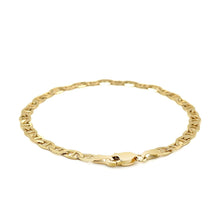 Load image into Gallery viewer, 4.5mm 10k Yellow Gold Mariner Link Bracelet
