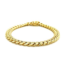 Load image into Gallery viewer, 10k Yellow Gold Semi Solid Miami Cuban Bracelet (7.20 mm)
