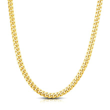 Load image into Gallery viewer, 7.1mm 10k Yellow Gold Classic Miami Cuban Solid Chain
