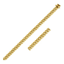 Load image into Gallery viewer, 5.0mm 14k Yellow Gold Classic Miami Cuban Solid Chain
