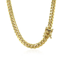 Load image into Gallery viewer, 5.0mm 14k Yellow Gold Classic Miami Cuban Solid Chain
