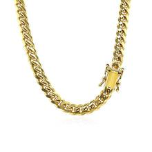 Load image into Gallery viewer, 5.0mm 14k Yellow Gold Classic Miami Cuban Solid Chain
