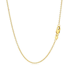 Load image into Gallery viewer, 14k Yellow Gold Round Cable Link Chain 1.3mm
