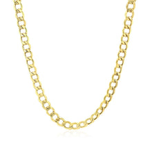 Load image into Gallery viewer, 4.4mm 10k Yellow Gold Curb Chain
