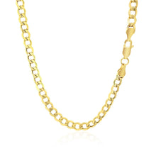 Load image into Gallery viewer, 4.4mm 10k Yellow Gold Curb Chain
