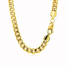 Load image into Gallery viewer, 5.5mm 14k Yellow Gold Miami Cuban Semi Solid Chain
