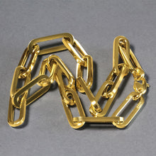 Load image into Gallery viewer, 14k Yellow Gold Extra Wide Paperclip Chain Necklace
