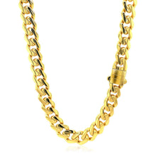 Load image into Gallery viewer, 14k Yellow Gold Polished Miami Cuban Chain Necklace

