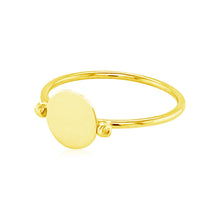 Load image into Gallery viewer, 14k Yellow Gold Ring with Polished Oval

