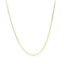 Load image into Gallery viewer, 10k Yellow Gold Diamond Cut Cable Link Chain (0.87 mm)

