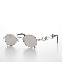 Load image into Gallery viewer, Small Oval Steampunk Vintage Sunglass  - Darius
