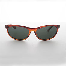 Load image into Gallery viewer, Wrap Sport Vintage Large Sunglasses with Glass Lens - Dimaggio
