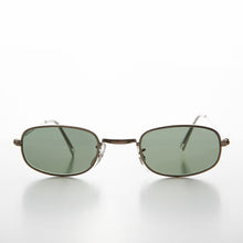 Load image into Gallery viewer, Rectangular Frame 90s Vintage Sunglass with Glass Lens - Declan
