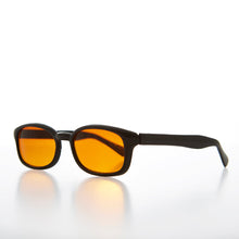 Load image into Gallery viewer, Amber Lens Rectangle Vintage Sunglass - Deluxe
