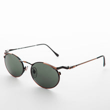 Load image into Gallery viewer, Oval Punk Grunge Steampunk Vintage Sunglass - Dieselgoth
