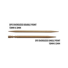 Load image into Gallery viewer, 1600 Qty Oversized Double Point DP2 Birchwood Toothpicks - Exclusive Premium Quality | BiteMyWood
