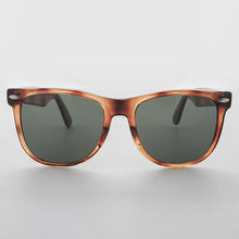 Load image into Gallery viewer, Classic Square Tortoise Vintage Sunglass with Glass Lens - Draper
