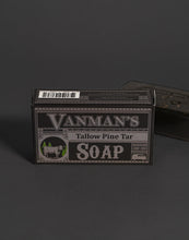 Load image into Gallery viewer, *New* VanMan&#39;s Tallow &amp; Pine Tar Soap
