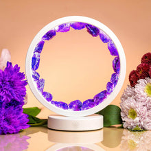 Load image into Gallery viewer, Stress Less, Sleep More – Amethyst Healing Lamp
