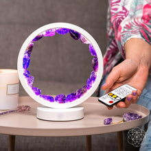 Load image into Gallery viewer, Stress Less, Sleep More – Amethyst Healing Lamp
