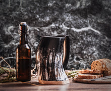 Load image into Gallery viewer, Horn Tankard Mug
