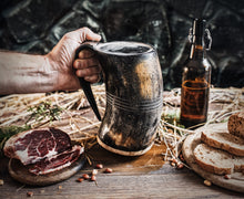 Load image into Gallery viewer, Horn Tankard Mug
