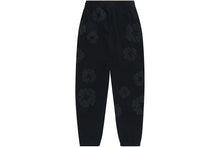 Load image into Gallery viewer, Denim Tears Cotton Wreath Sweatpants Black Monochrome
