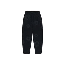 Load image into Gallery viewer, Denim Tears Cotton Wreath Sweatpants Black Monochrome
