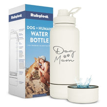 Load image into Gallery viewer, Dog + Human Water Bottle with Detachable Dog Bowl
